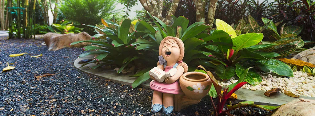 Парковая фигура в теневой зоне