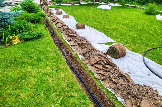 Монтаж систем автополива фото №13