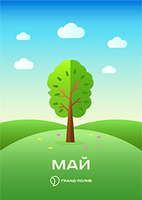Газон в мае